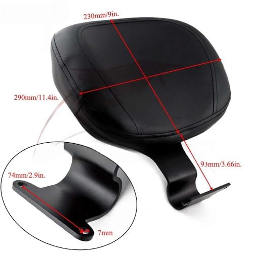 Siège dossier conducteur moto finition PU premium pour Bolt XVS950 Spec 2014-2019