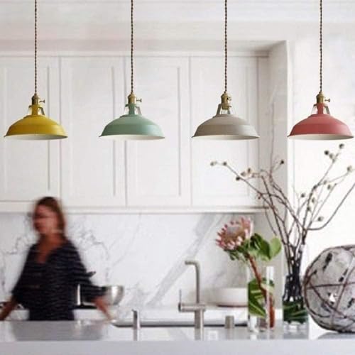 Lampe de suspension Edison à intensité ajustable pour salon