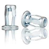 Jack nut Installation Tool Set Hand Thread Insert Jacknuts Assortment Kit for Thin Metal Plastic Polywood Pressboard Hardboard (M5 (Jack Nut-30pcs))