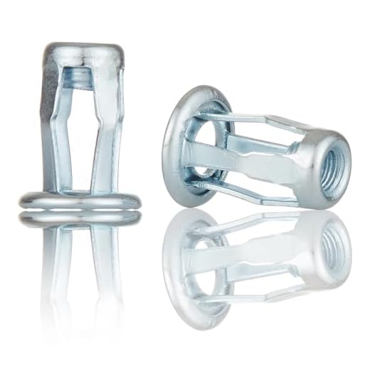 Jack nut Installation Tool Set Hand Thread Insert Jacknuts Assortment Kit for Thin Metal Plastic Polywood Pressboard Hardboard (M5 (Jack Nut-30pcs))