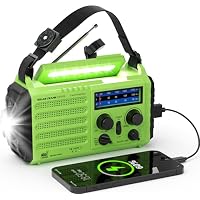 Certified Solar Weather Radio with Flashlight, Alarm & Cell Phone Charger (Various) only