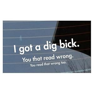 IV GOT A BIG DICK. BUMPER STICKER FUNNY CAR WINDOW PAINTWORK STICKER VINYL DECAL
