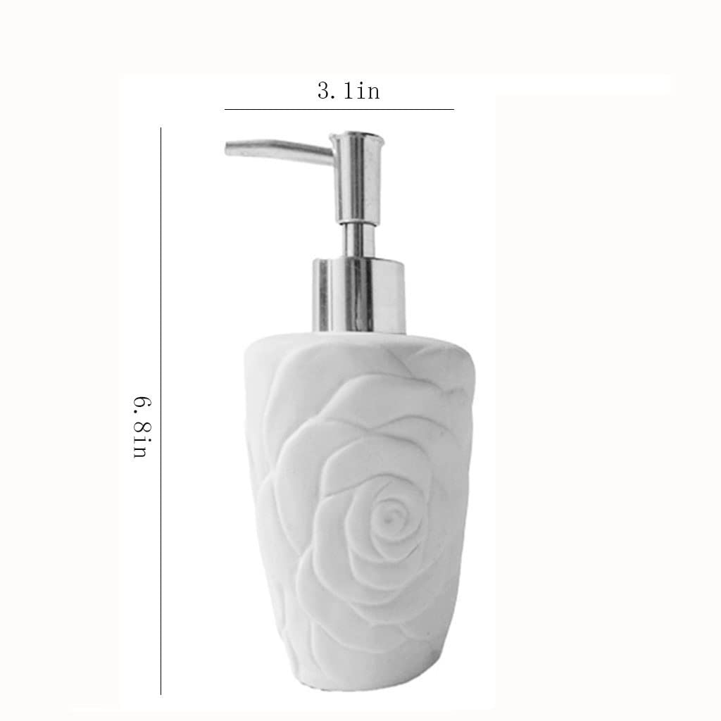 Dozownik mydła do rąk dozownik nordycki push ceramiczny dozownik mydła łazienka kuchnia dozownik mydła hotelowy szampon butelkowy, żel pod prysznic, esencja czysty kolor dozownik mydła kuchennego