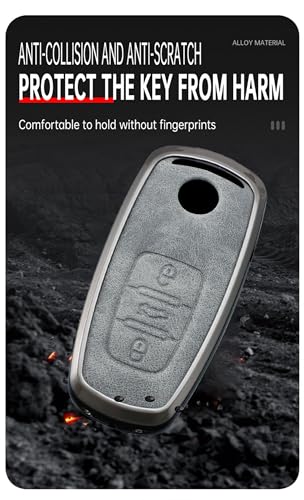 Funda para llave de coche VW Phildeon 2016 a 2021 carcasa protectora gris 3