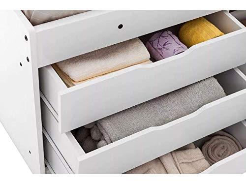 Cama Solteiro Multifuncional 7 Gavetas Florença Siena Móveis Amêndoa/Off White