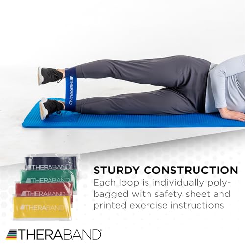 THERABAND Resistance Band Loop Set, Resistance Bands for Kids, Band Loop Kit for Workouts, Beginner to Advanced Levels for Exercise, Rehab, Physical Therapy, & Stretching - Image 6