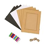 amazon cartoncini portafoto Hecho a mano, material de papel kraft inofensivo no tóxico, estilo de moda