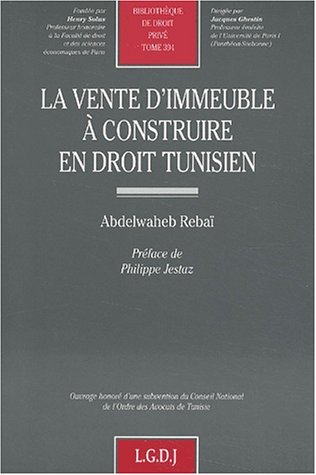 La vente d'immeuble a construire en droit tunisien