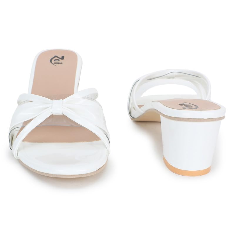 Image of ZAIF women fancy block heel footwear stylish sandal (73)