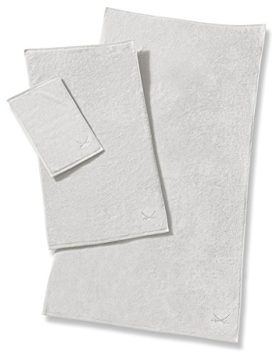 Preisvergleich Produktbild SANSIBAR Logo Gästetuch 30x50 Silber