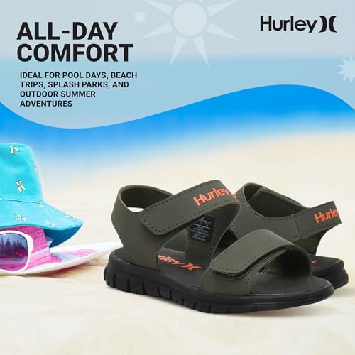 Image of Hurley Kids' Ken Adjustable Strap Sandals