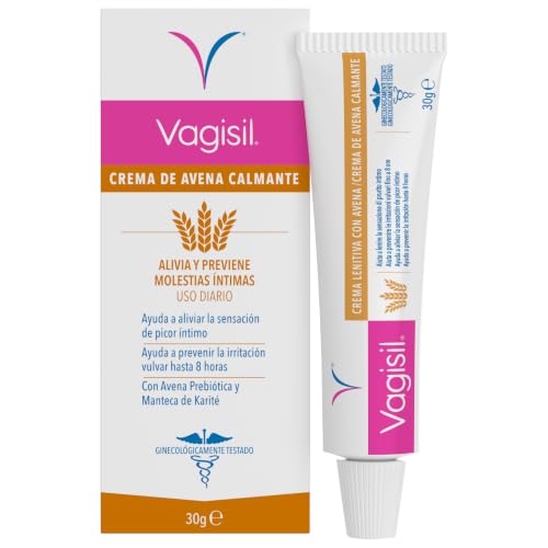 Vagisil Crema Íntima Calmante con Avena, Alivia el Picor Vulvar, 30 g