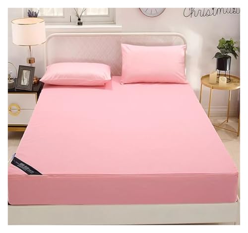 Protector de colchón Impermeable con Cremallera, 70/90/180/190, para Cama Doble o Individual, para niños, Mujeres y Embarazadas, Acolchado y extraíble(4,90x190+10cm)
