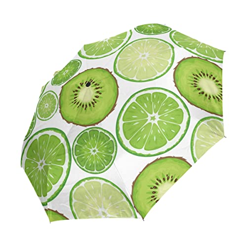 Parapluie pliable automatique coupe-vent et anti-UV pour femme et enfant