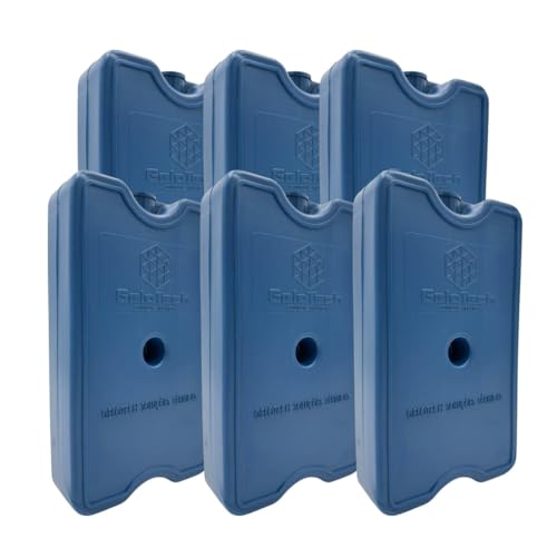 KIT 6 Unidades - Gelo Artificial Reutilizável Gelo Rígido 500ml - Gelotech