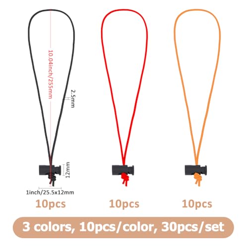 Bridas elasticas multiuso SUPERFINDINGS de 3 colores con correas de cable ajustables 3