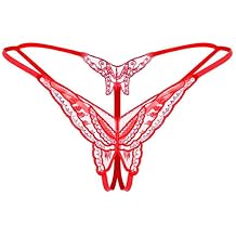 Women Sexy G string with Butterfly Center and Sequins