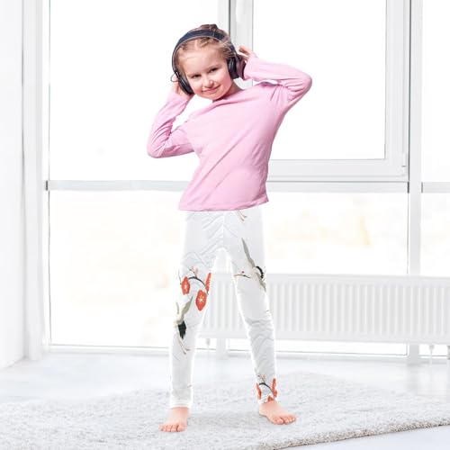Toddler Girls Leggings Printed Yoga Pants Leggings White Daniel Crane for Kids4