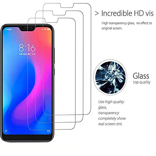 Vetro Tempera Xiaomi Mi A2 Lite,[3 Pack] Zlychen
