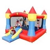 Sacca da trasporto Happy Hop Ancora più grande e colorato del Big Clown, Castello XXL lo è di nome e di fatto! Presenta la più ampia superficie per saltare, corredata da un piccolo scivolo centrale, che lo rende adatto per grandi e piccini.