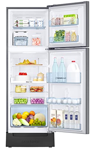 Image of Samsung 253L 2 Star Frost-Free Double Door Refrigerator Appliance (RT28B3822QB /HL, Bouquet Silver, 2022 Model)