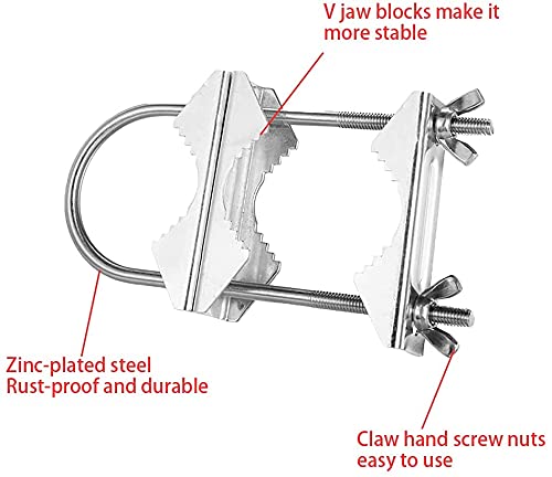Morsetto a doppia antenna con morsetto a V con
