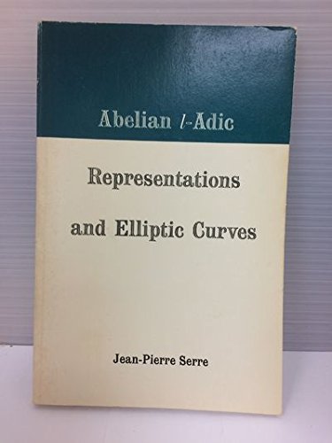 Abelian L-Adic Representations and Elliptic Curves B001JT7YUA Book Cover