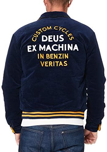 Deus Ex Machina Team Cord Bomber Jacket Large Estate-Golden : Amazon.fr:  Vêtements