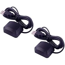 2PCS VK-162 G-Mouse USB GPS Dongle Navigation Module External GPS Antenna Remote Mount USB GPS Receiver for Raspberry Pi Support Google Earth Window Linux