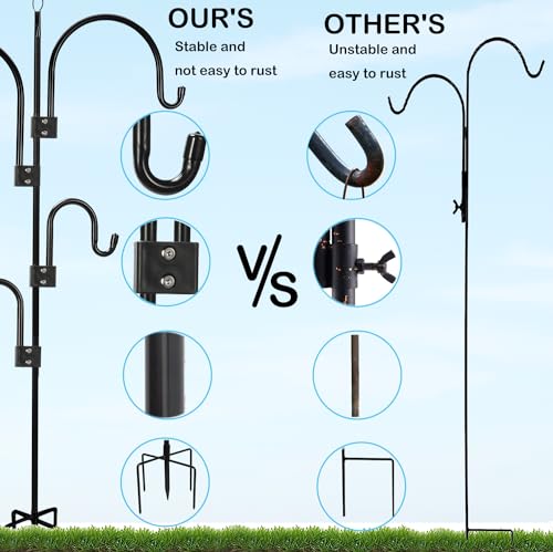 ADTSADDTO Garden Shepherd Hook … - Afbeelding 4