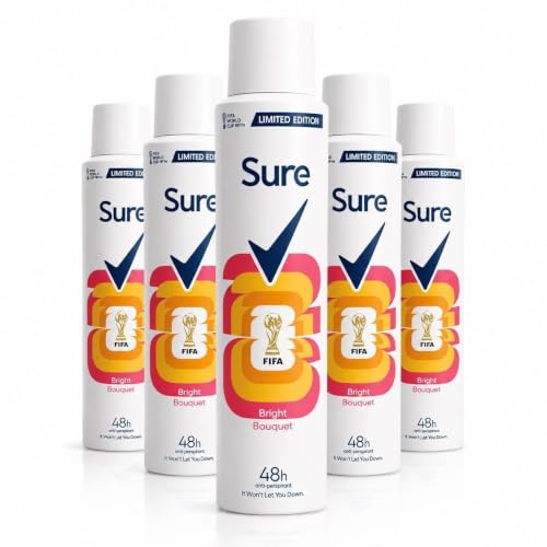 Sure Women Bright Bouquet 48hr Anti-Perspirant Deodorant Spray 6x 200 ml