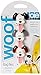Price comparison product image Joie 12605 Woof Bag Ties, Dog Themed, One Size, White, Set of 3