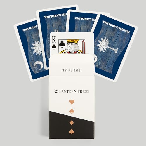 Baraja de poker South Carolina Rustic State Flag 52 cartas miniatura 6