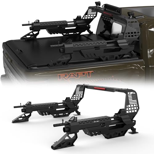 Heavy-Duty Machine Gun Style Roll Bar Compatible with Retractable Tonneau