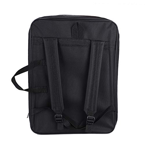 Water-Resistant Art Portfolio Carry Case Bag Backpack 18.6" x 13.9" Student Artist Portfolio for Art Supplies Storage and Traveling Drawing Board Folding Easel Palette Sketch Paper Brushes Pencils