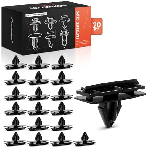 A-Premium 20PCS Fender Flare & Rocker Moulding Retainer Clips - Compatible with 2007-2016 Jeep Wrangler JK Unlimited JK Push Pin Fastener Replace # 68039280-AA