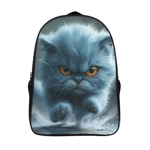 Mochila infantil de guardería Dwarf Cat con correa de pecho de 40x28x16cm