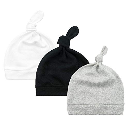 Urban Virgin Newborn Infant Baby Boys Girls Hats CPAS Soft Cotton Beanie Knot