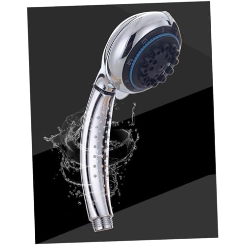 SOESFOUFU Handheld Shower Head and Rain Shower Head, 6-Gear Adjustable Water-Saving Anti-Leak Handshower for Bathroom, 19.5x8.5cm Multi-Functional Showering Component