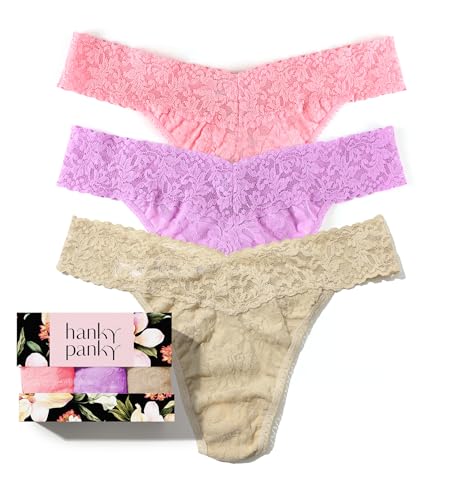 Image of hanky panky ORG THG 3PK PRNT BOX