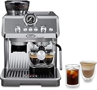 De'Longhi La Specialista Arte Evo EC9255.M Manual Coffee Machine, Cold Brew Coffee Machine, Cold Extraction Technology, Compact Coffee Machine, With Barista Tool Kit, Traditional Milk Frothing, Metal