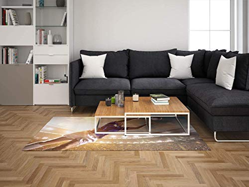 Oedim Amerikanische Fussball Teppichboden PVC Zimmer | 95 cm x 165 cm | PVC Teppich | Vinylböden |...