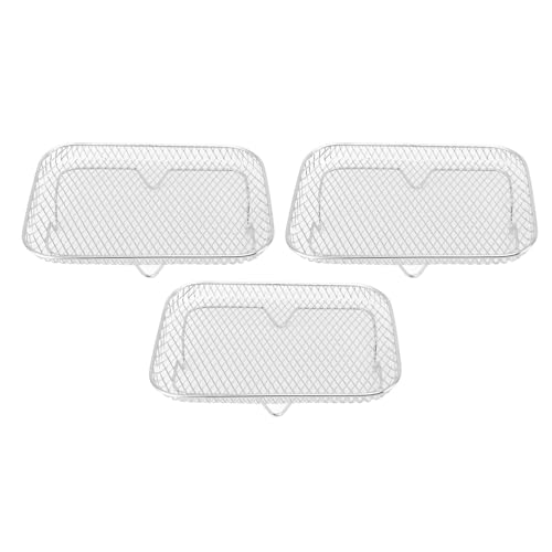 Air Fryer Rack, Cooling Rack Fryer Set Multi Layer Dehydrator Accessories (Rectangle (12 X 10 X 1.5cm / 4.72 X 3.94 X 0.59in))
