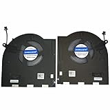 ZHAWULEEFB Replacement New CPU+GPU Cooling Fan for Dell Alienware M17 R3 M17 R4 P45E 0H5TYJ 0CNV63 FM7J FM7H DC28000ROSL EG50061S1-1C010-S9A K13087 DC28000RNSL EG50061S1-C060-S9A DC12V 0.38A Fan