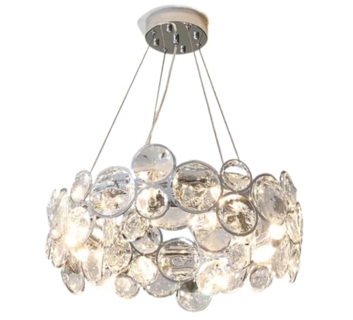 Plafonnier moderne lustre en cristal 60 cm pour salon chic