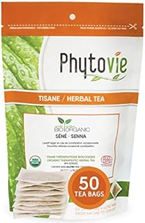 Senna Detox Organic Herbal Tea - Natural Laxative for Constipation Relief and Colon