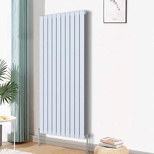 Blümme Vertical Single Flat Panel Designer Radiator Bathroom Heater Central Heating Radiators 1600 x 680mm White