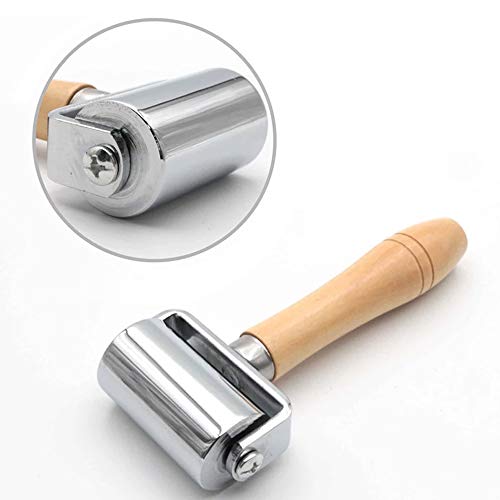 Leather Glue Laminating Roller Leather Press Edge Roller Platen Tools For Craft Diy (2.36 Inch +1 Inch) #TOP2
