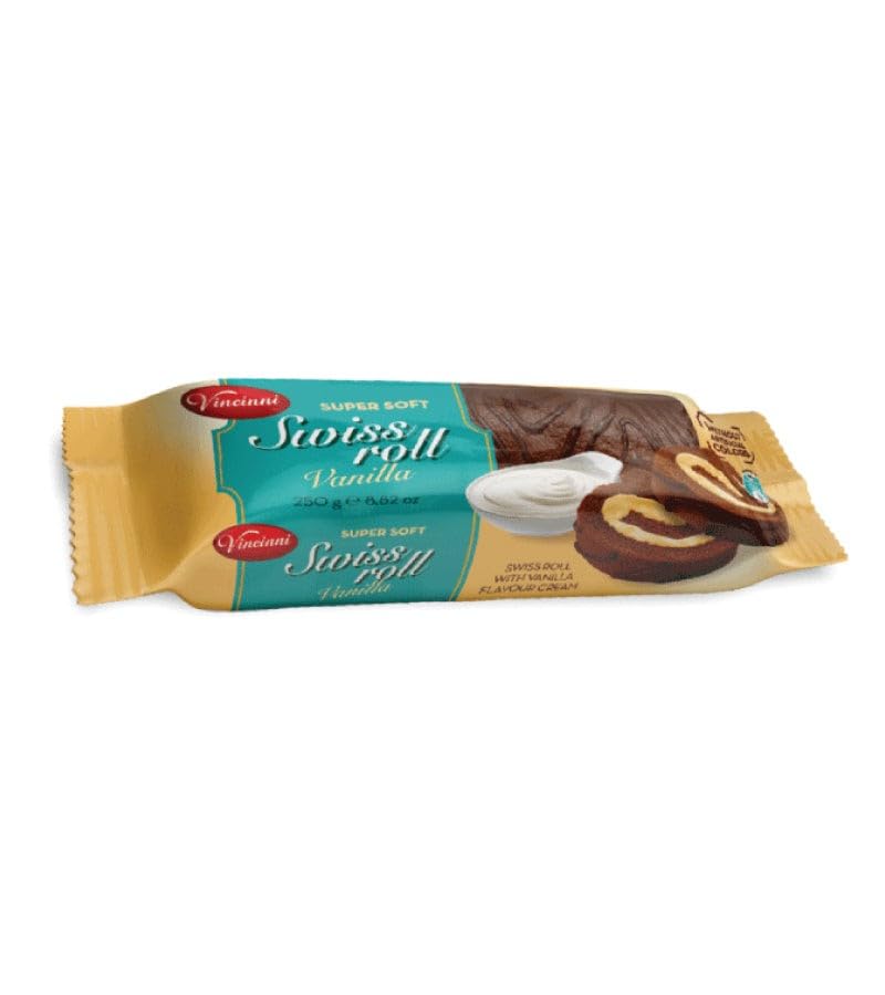 Vincinni Swiss roll vanilla 250 g