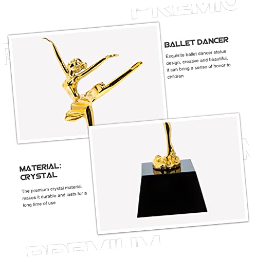 VANZACK 2 Unidades Troféu De Balé Estatueta De Balé Escultura De Meninas De Balé Estátua Dançante Es